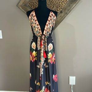 Renee’s one size fits all halter dress hi-lo